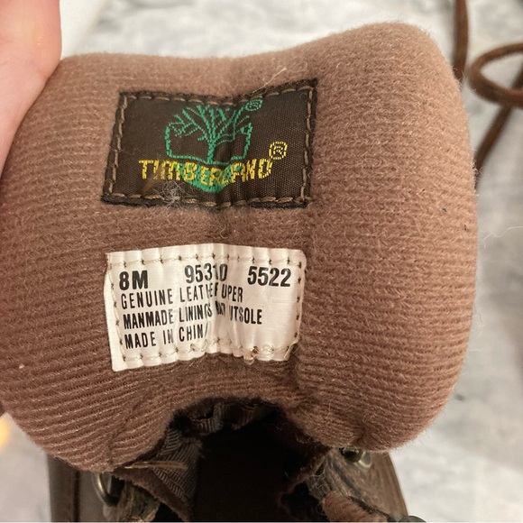 TIMBERLAND VINTAGE 90s Brown Hiking Boots - Picture 6 of 8